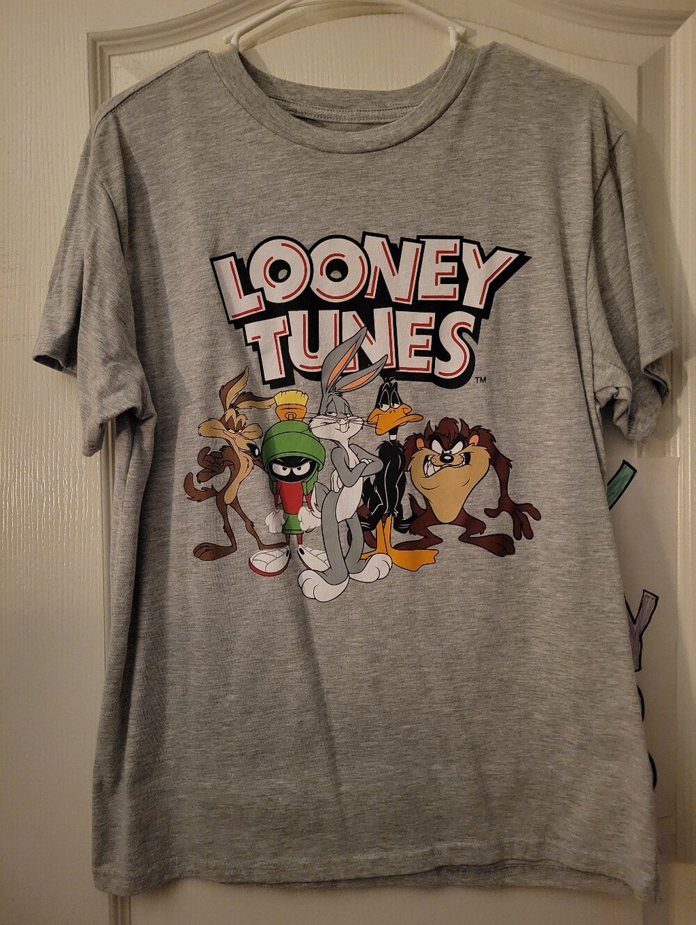 Warner Bros. Grey Looney Tunes Character Tee